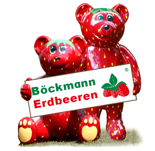 Erdbaer-Figuren mit Böckmann Markenlogo