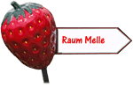 Erdbeere mit Richtungspfeil Raum Melle Erdbeere mit Richtungspfeil Raum Melle
