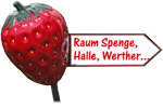 Erdbeere mit Richtungspfeil Raum Spenge Halle Werther... Erdbeere mit Richtungspfeil Raum Spenge Halle Werther...